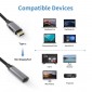 ADAPTADOR MSLFORCE USB C A MINI DP HEMBRA 4K @ 60Hz MSLFORCE 09794