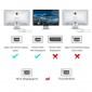 ADAPTADOR MSLFORCE USB C A MINI DP HEMBRA 4K @ 60Hz MSLFORCE 09794
