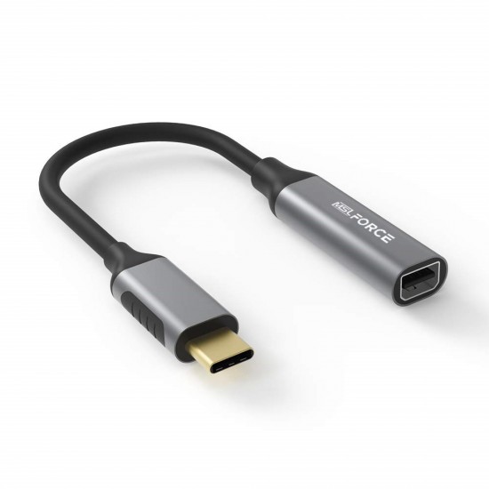ADAPTADOR MSLFORCE USB C A MINI DP HEMBRA 4K @ 60Hz MSLFORCE 09794