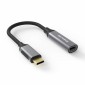 ADAPTADOR MSLFORCE USB C A MINI DP HEMBRA 4K @ 60Hz MSLFORCE 09794