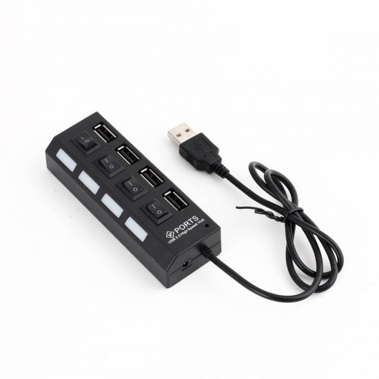 HUB USB 2.0 4 PUERTOS OEM 11854