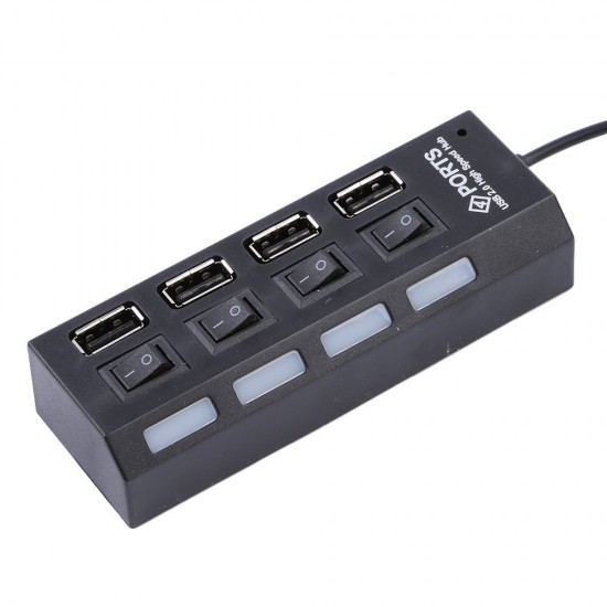 HUB USB 2.0 4 PUERTOS OEM 11854
