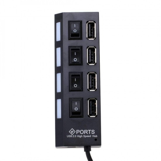 HUB USB 2.0 4 PUERTOS OEM 11854
