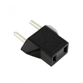ADAPTADOR DE VIAJE PARA PASAR CLAVIJA UK A EUROPEA | 100-240V 5A COLOR NEGRO