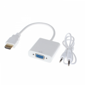 ADAPTADOR HDMI A VGA + AUDIO
