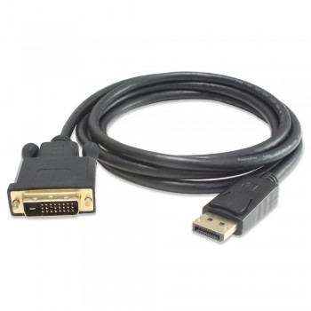 CABLE DISPLAYPORT A DVI 1.8M. M/M 14+1 COOPER