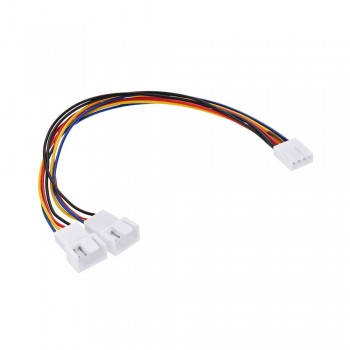 CABLE Y-SPLITTER ALIMENTACIÓN DE 4 PINS A 2 CONECTORES DE  4 PINS DE VENTILADOR