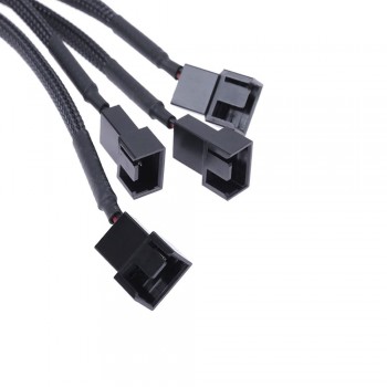 CABLE SPLITTER ALIMENTACIÓN DE 4 PINS A 4 CONECTORES DE 3/4 PINS DE VENTILADOR