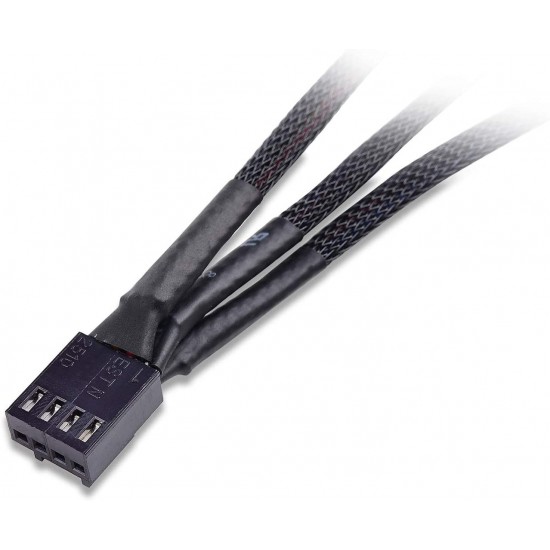 CABLE SPLITTER ALIMENTACIÓN DE 4 PINS A 3 CONECTORES DE 4 PINS DE VENTILADOR OEM 11824