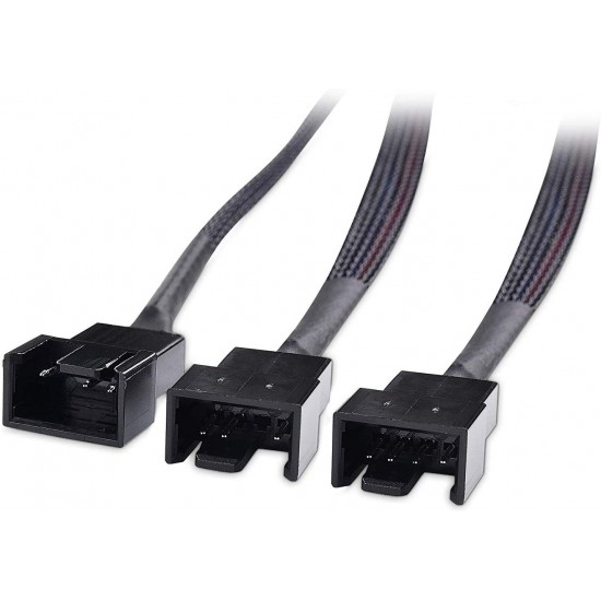 CABLE SPLITTER ALIMENTACIÓN DE 4 PINS A 3 CONECTORES DE 4 PINS DE VENTILADOR OEM 11824