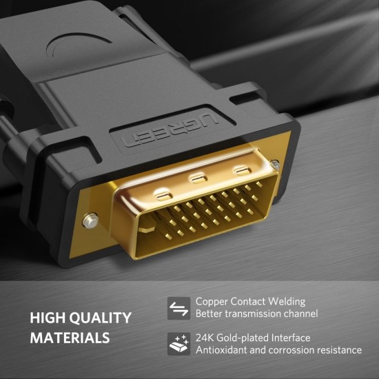 ADAPTADOR DVI ( 24+1 ) MACHO A HDMI HEMBRA MSLFORCE 09844
