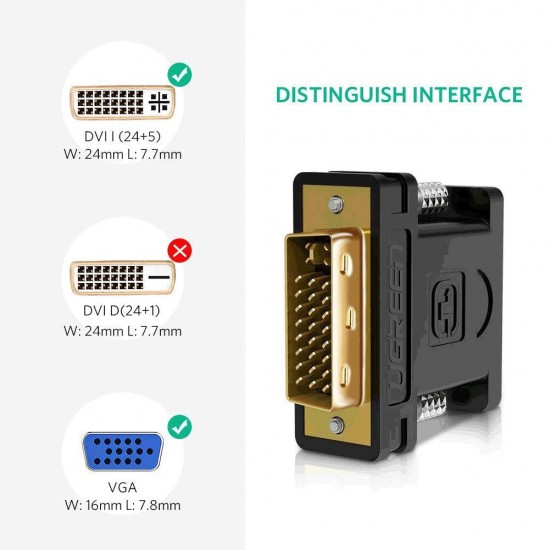 ADAPTADOR DVI (24+5) MACHO A VGA HEMBRA MSLFORCE 09310