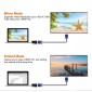 ADAPTADOR HDMI MACHO A VGA HEMBRA 1080P CON AUDIO MSLFORCE 09806