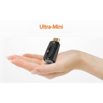 ADAPTADOR HDMI MACHO A VGA HEMBRA 1080P CON AUDIO