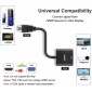 ADAPTADOR HDMI A VGA 1080P | NEGRO OEM 11190