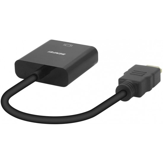 ADAPTADOR HDMI A VGA 1080P | NEGRO OEM 11190