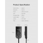 ADAPTADOR DE SONIDO UGREEN EXTERNO USB A DC JACK AUDIO 3.5mm OEM 09536