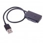 ADAPTADOR CONVERSOR USB 2.0 A SATA 6P+7P UNIDAD OPTICA SLIM OEM 08456