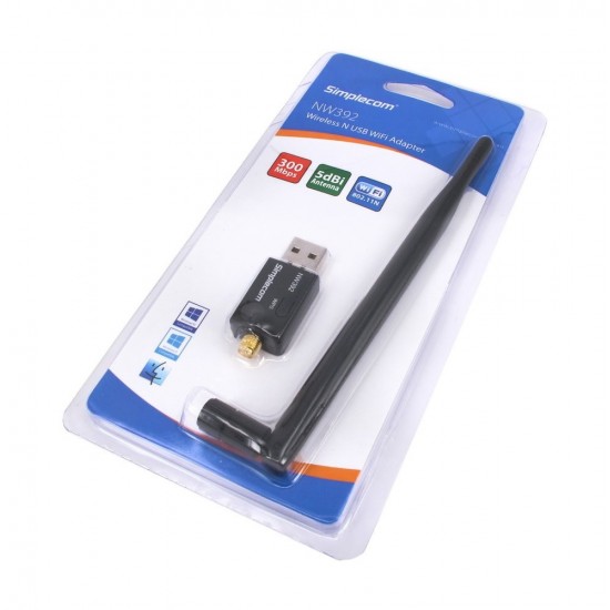 ADAPTADOR WIRELESS USB 802.11N 300Mbps OEM 06475