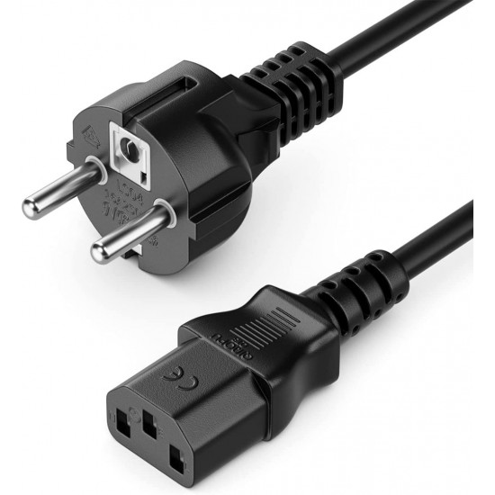 CABLE DE ALIMENTACIÓN DE 3 POLOS PARA PC / MONITOR EUROPEO 1.2M OEM 31883