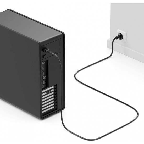 CABLE DE ALIMENTACIÓN DE 3 POLOS PARA PC / MONITOR EUROPEO 1.2M OEM 31883