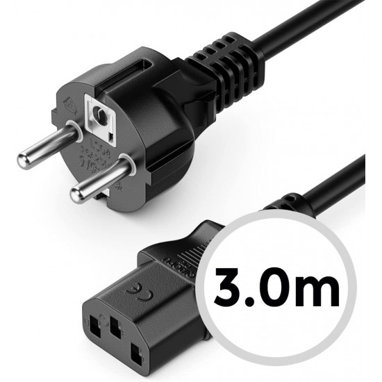 CABLE DE ALIMENTACIÓN DE 3 POLOS PARA PC / MONITOR EUROPEO 3M OEM 11832