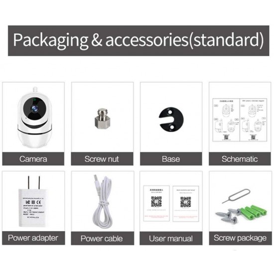 CÁMARA IP 360º WI-FI CLOUD CAMERA 3D NAVIGATION POTITIONING CAMERA | EC80-V13 OEM 10152