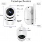 CÁMARA IP 360º WI-FI CLOUD CAMERA 3D NAVIGATION POTITIONING CAMERA | EC80-V13 OEM 10152