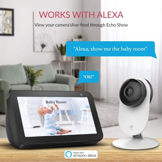 CÁMARA DE VIGILANCIA YI IP WI-FI FULL HD 1080P CLOUD CON DETECCIÓN DE MOVIMIENTO Y VISIÓN NOCTURNA OEM 10312