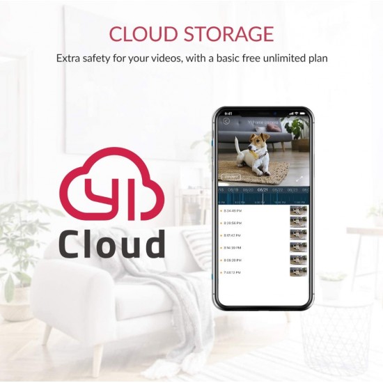 CÁMARA DE VIGILANCIA YI IP WI-FI FULL HD 1080P CLOUD CON DETECCIÓN DE MOVIMIENTO Y VISIÓN NOCTURNA OEM 10312
