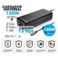 CARGADOR UNIVERSAL AUTOMÁTICO 120W 15-20V/10A MÁX. | 13 PUNTAS ( INCLUYE CABLE DE CORRIENTE ) OEM 06427