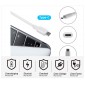 CARGADOR COMPATIBLE USB-C 65W DIRECTO A PARED COLOR BLANCO POWERDIRECT 08206DP
