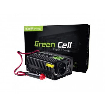 INVERSOR DE CORRIENTE PARA COCHE GREEN CELL DC12V-AC230V 150W | INV06