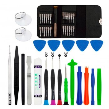KIT DE HERRAMIENTAS 45 EN 1 PARA SMARTPHONES TABLETS PORTATILES