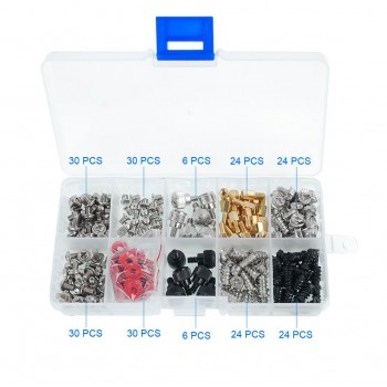 JUEGO DE 228 TORNILLOS PARA ORDENADORES DE SOBREMESA