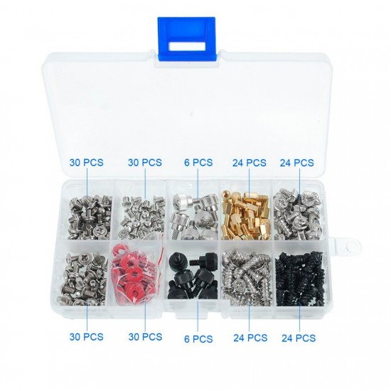 JUEGO DE 228 TORNILLOS PARA ORDENADORES DE SOBREMESA OEM 10346