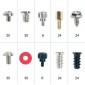 JUEGO DE 228 TORNILLOS PARA ORDENADORES DE SOBREMESA OEM 10346