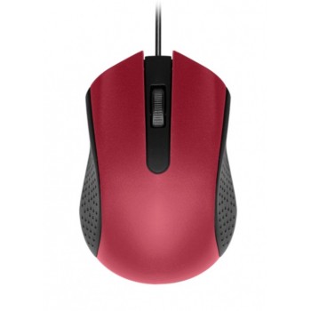 MOUSE OPTICO USB 1200DPI ROJO