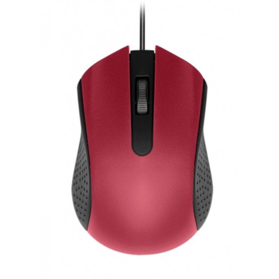 MOUSE OPTICO USB 1200DPI ROJO OEM 11574