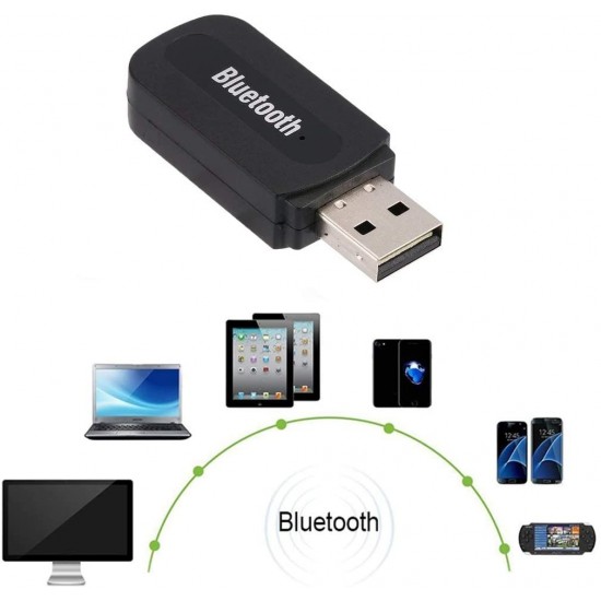RECEPTOR BLUETOOTH BT CON SALIDA DE AUDIO CONECTOR USB USB MINI JACK 3.5MM OEM 11192