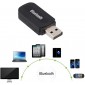 RECEPTOR BLUETOOTH BT CON SALIDA DE AUDIO CONECTOR USB USB MINI JACK 3.5MM OEM 11192