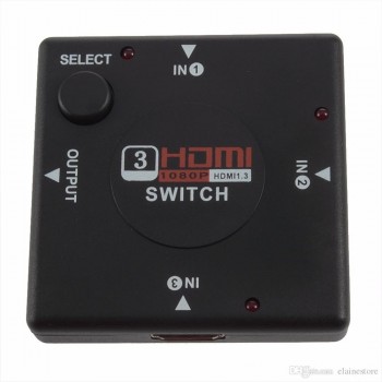 HDMI MINI SWITCH 3 EN 1 1080P CON SELECTOR