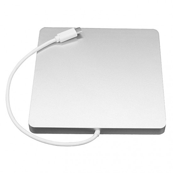 GRABADORA EXTERNA SLIM TIPO C | COLOR PLATA OEM 08326