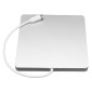 GRABADORA EXTERNA SLIM TIPO C | COLOR PLATA OEM 08326