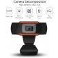CÁMARA WEB HD 720 USB CON MICRÓFONO INCORPORADO OEM 10956