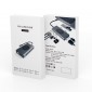 ADAPTADOR 15 EN 1 TIPO C A HUB CON PUERTOS TIPO C / USB 2.0 / USB3.0 / AUDIO / VGA / HDMI / RJ45 / SD / TF BASIX 12986
