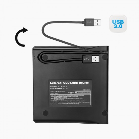 CARCASA EXTERNA SLIM USB 3.0 | 12.7mm OEM 06192
