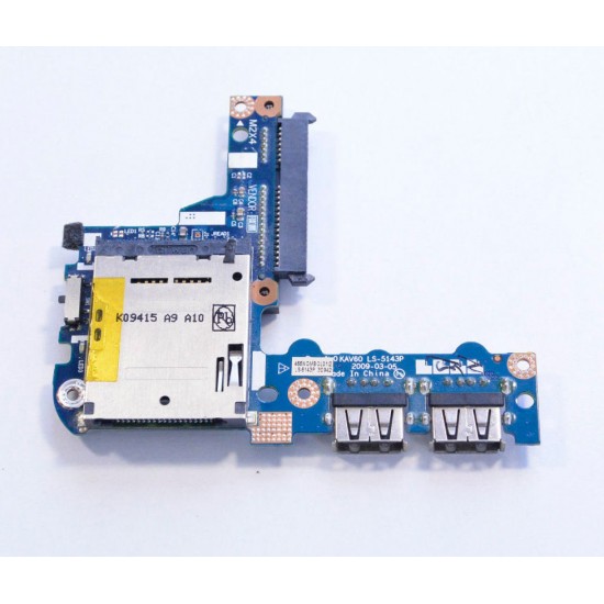 PLACA USB+HD+LECTOR | ACER ASPIRE ONE D250 | KAV60 | LS-5143P ACER 05858