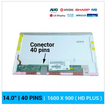 PANTALLA 14.0" | HD PLUS  LED | 40 PINS