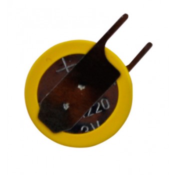 PILA BOTÓN MAXELL CR1220 3V | 2 PINES PARA SOLSADURA A PLACA